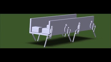 walking robot 8 legs in solidworks motion