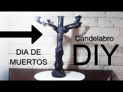 Video: Cómo Hacer Un Candelabro De Halloween