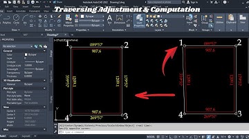 Traverse Adjustment in Civil 3D for Beginners