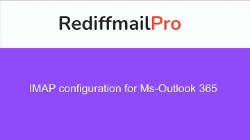 IMAP configuration for Ms-Outlook 365