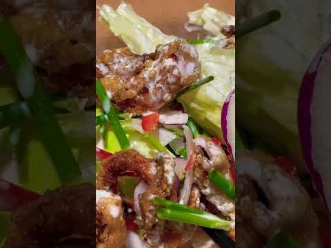 Video: Grøntsagsalat Med Blæksprutte