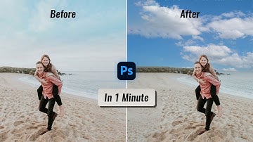 Sky Change in Photoshop with Just ONE Click! | Easy Tutorial for Beginners!