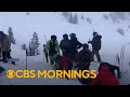 Avalanche at California ski resort leaves one dead as major storm sweeps the region