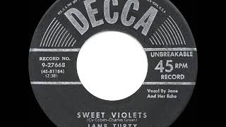 Vignette de la vidéo "1951 HITS ARCHIVE: Sweet Violets - Jane Turzy"
