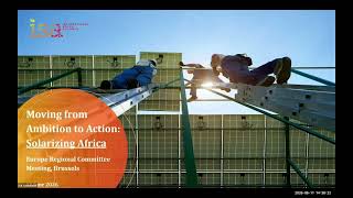 Operationalizing Trilateral Cooperation ISA–Africa–EU