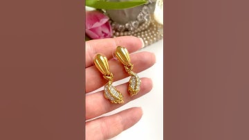 Серьги в виде рыб ч.1 #винтажныеукрашения #винтажнаябижутерия #украшения #бижутерия #винтаж