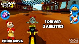 One Driver 3 Abilities | Cmdr Nova Vs All Cars Challenge🔥All Drivers Unlocked BB Racing 2 #bbracing2