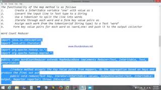 How to run map reduce word count program in cloudera