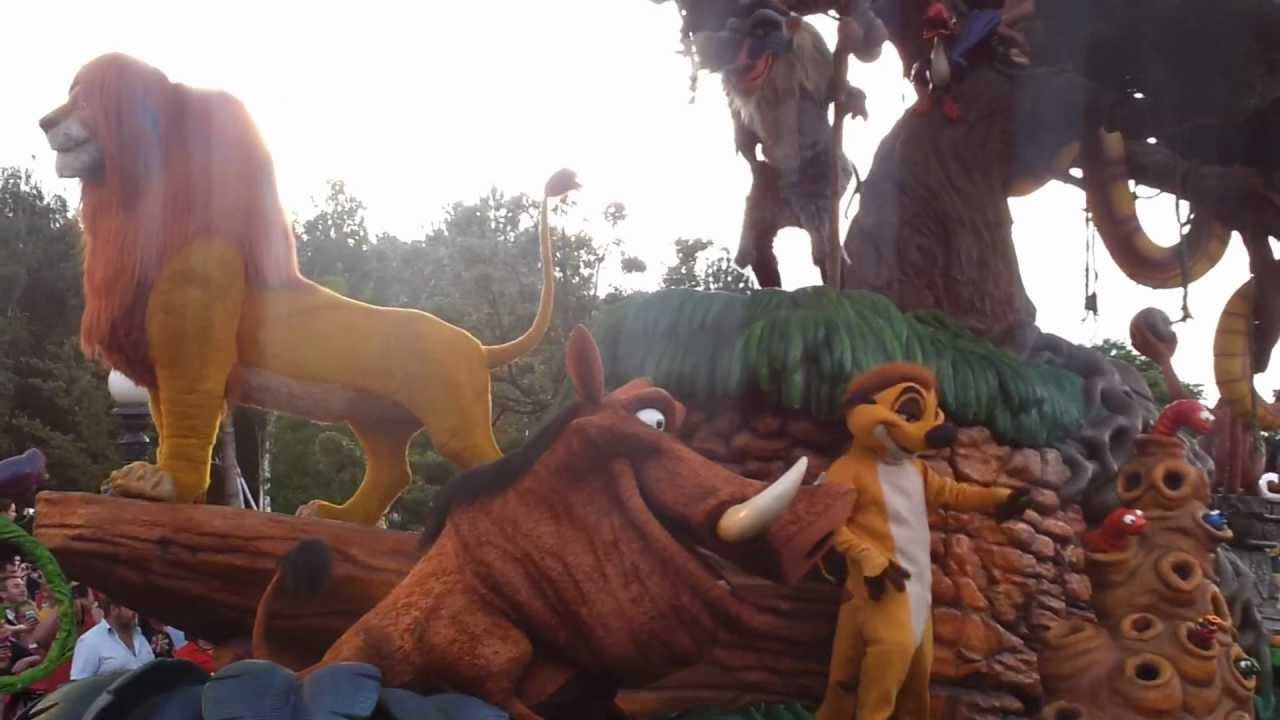 Disneyland Paris 20th anniversary parade (26-08-2012)