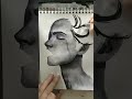 New drawing art fyp shorts foryou drawing aquarelle pourtoi portrait 