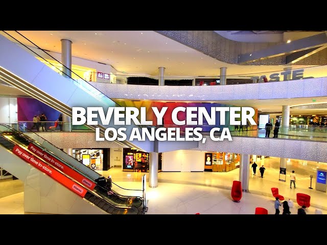 Interior view of the Beverly Center, Beverly Hills, Los Angeles