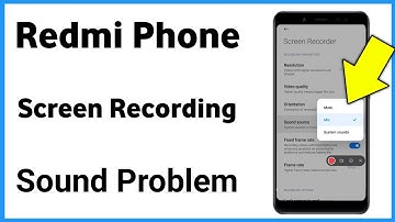 Redmi Screen Recorder Sound Problem | Screen Record With Sound Redmi