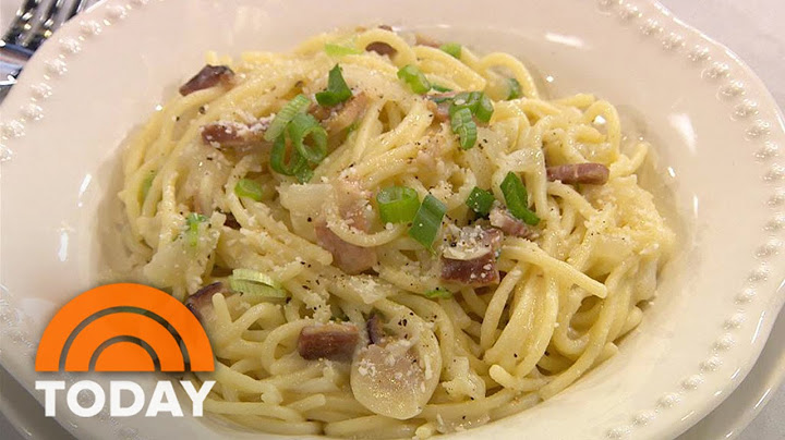 Make Spaghetti Carbonara For An Italian Easter Feast | TODAY