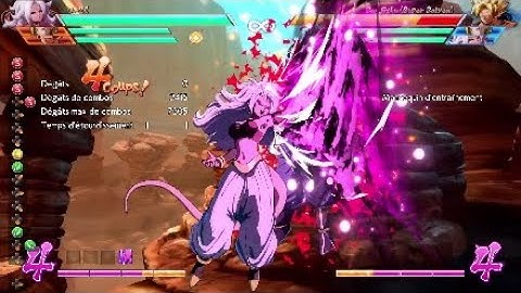 [DBFZ] Android 21 air Kamehameha steal with air teleport combo