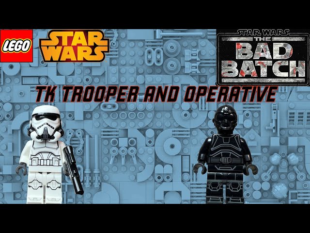 HOW TO BUILD TK TROOPER AND THE OPERATIVE FROM STAR WARS THE BAD BATCH! -  YouTube
