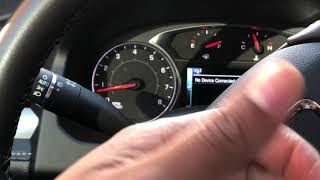 GMC Acadia - Brighten/dim instrument panel lights
