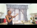 Sewing a Kitchen Curtain for My Lagos Nigeria Kitchen | Flo Chinyere