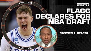 Download Lagu Cooper Flagg DECLARES for the 2025 NBA Draft 🚨 Stephen A. REACTS | First Take MP3
