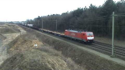 New Trainspot Location+Manifest,Mixed Freight Train DB Schenker Rail.