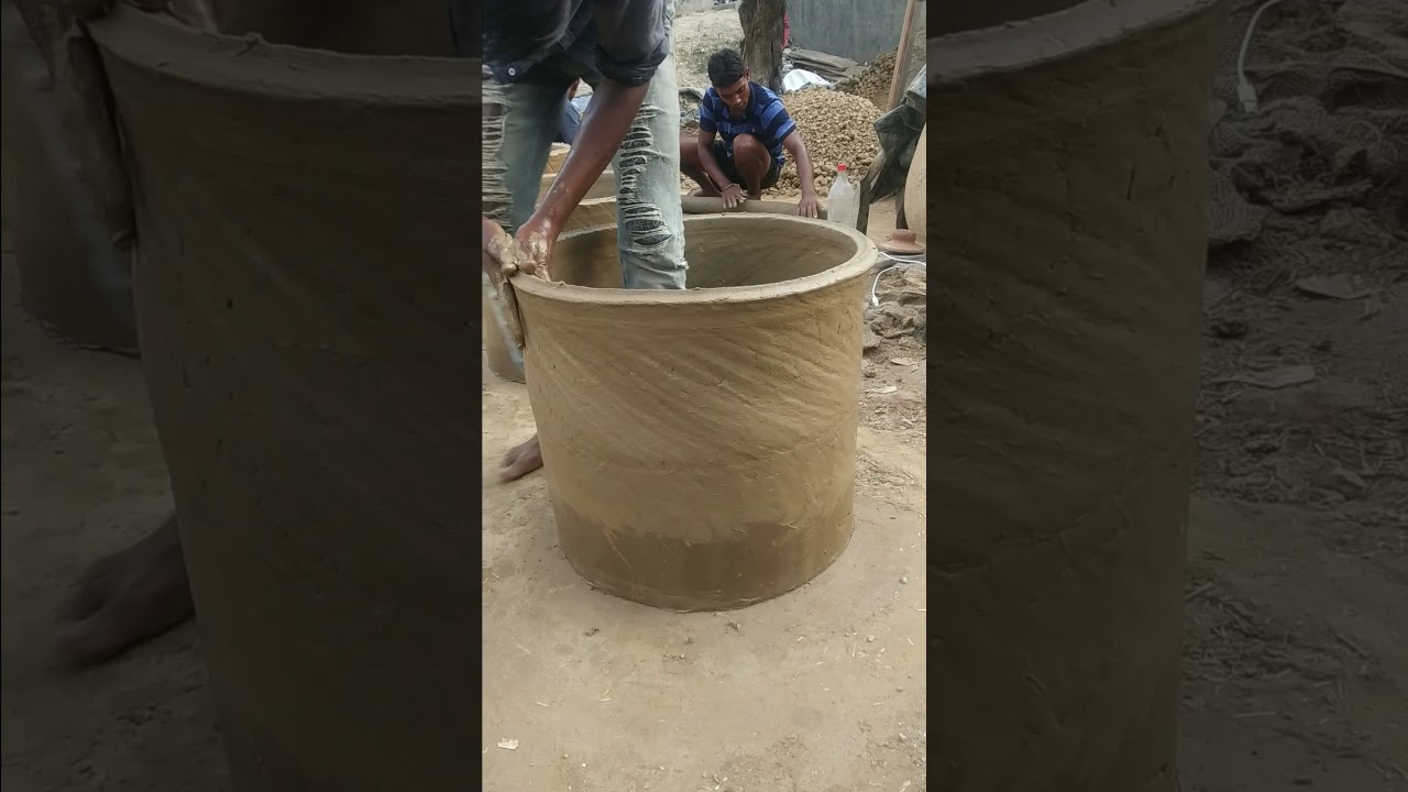 Manufacturing clay tandoor ( by MOHARPAL TANDOOR WALE )