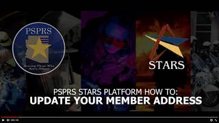 PSPRS STARS Updating Your Address (2026)