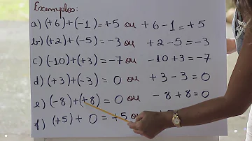 Quais são os números inteiros relativo?