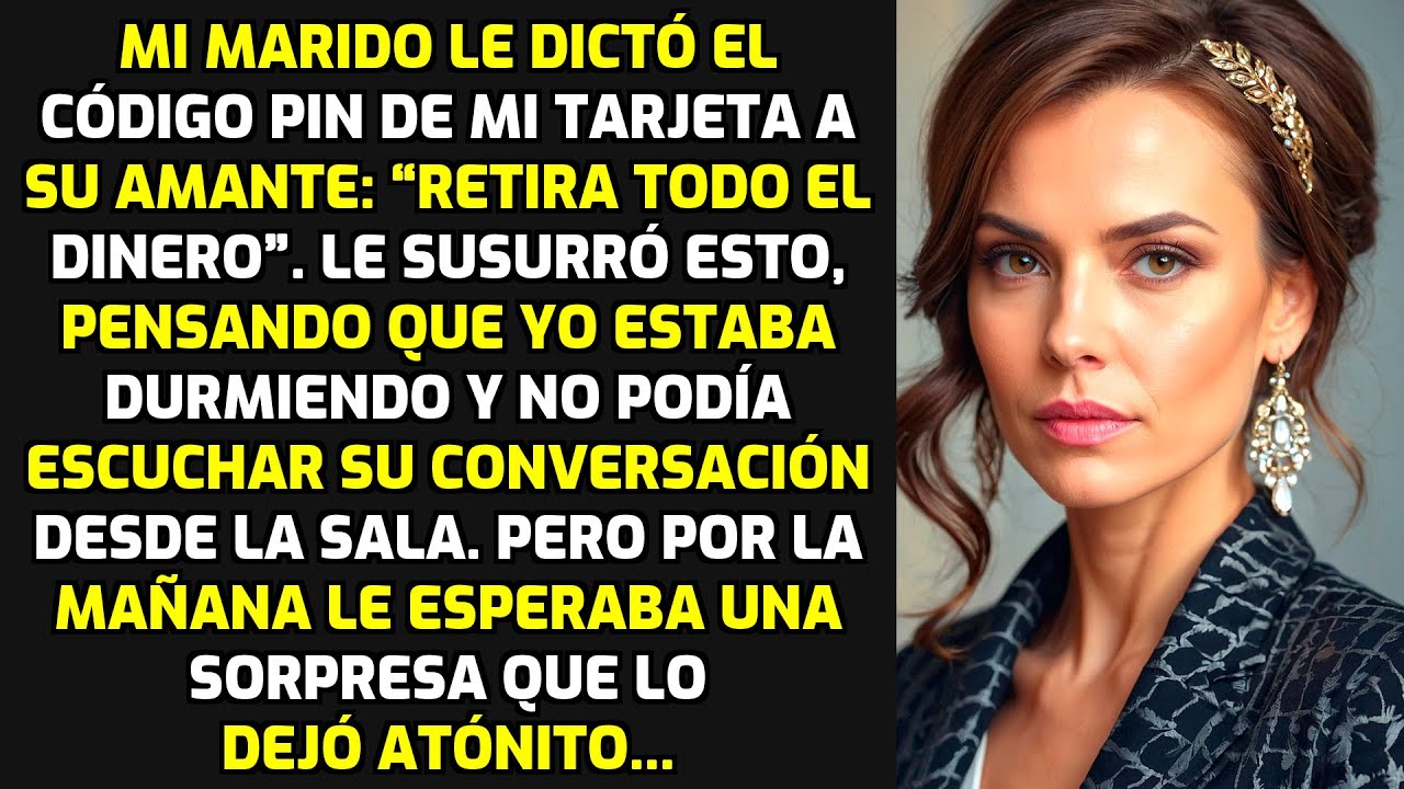Mi Marido Le Dictó El Código Pin De Mi Tarjeta A Su Amante: “Retira Todo El Dinero” HISTORIAS VIDA
