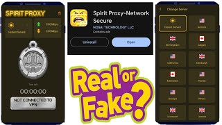 Spirit Proxy App Kaise Use Kare - Spirit Proxy App Kya Hai - Spirit Proxy App Real Or Fake screenshot 2
