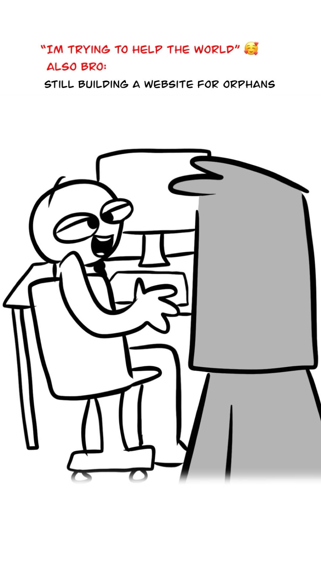 Bro’s Website ? (Animation Meme) Anim: IG @ RedFlowerCrown #shorts