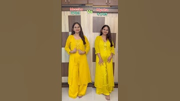 Meesho or Myntra ??? Comment below 🫶 #meesho #meeshovsmyntra #style #youtubeindia #myntra