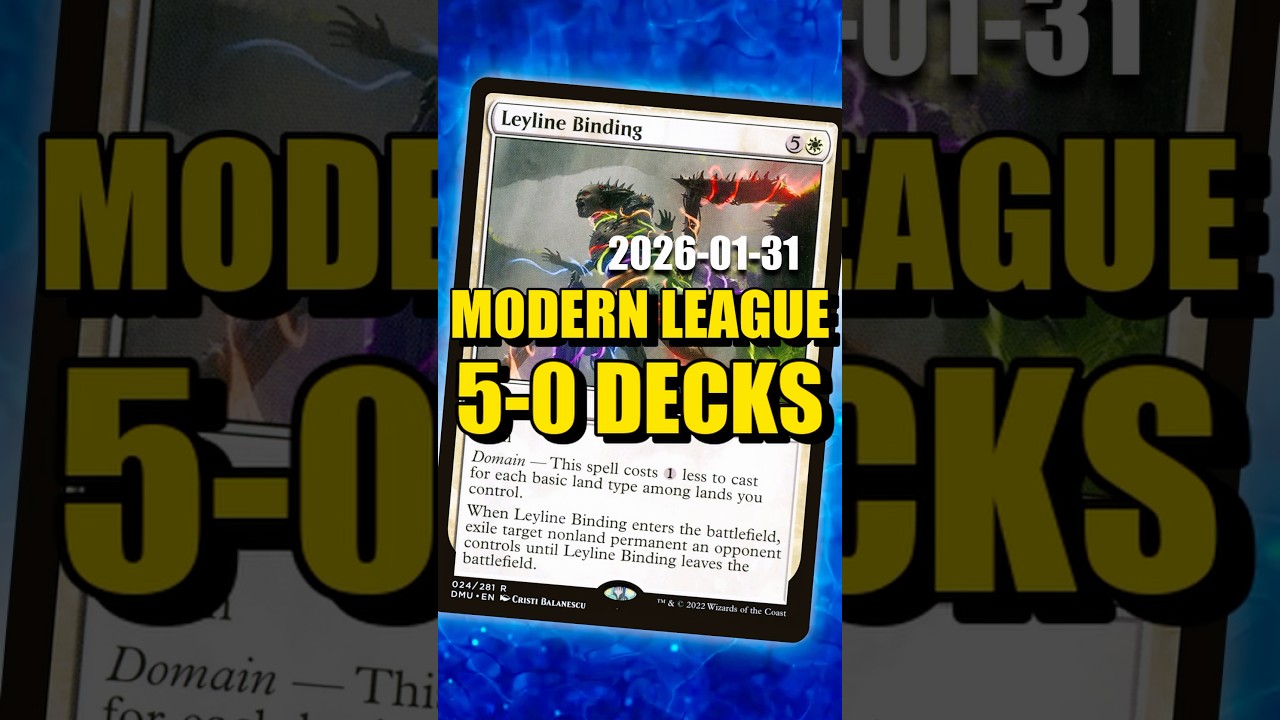 UNDEFEATED MTG Modern League Decklists (2026-01-31) 
