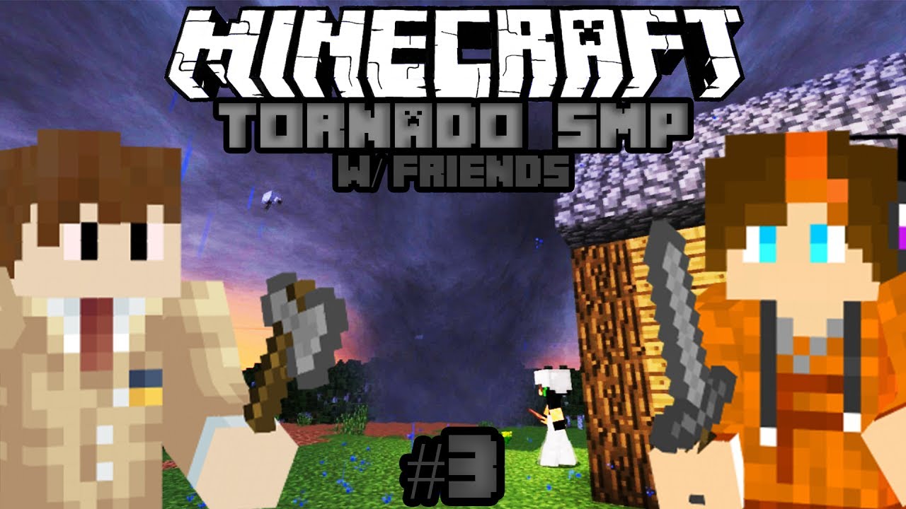 F3 TORNADO - Minecraft Tornado Survival Multiplayer #3 w/ Friends - YouTube