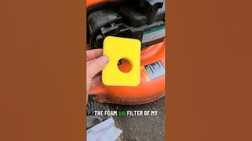 Do I Need To Oil My Lawnmower Foam Air Filter?