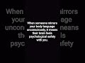 # mirror actions # psychology # trending subscribe for more.