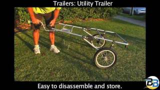 Bike Balance Ch.6 - Surfboard and Utility Trailer - BEST BICYCLE PRODUCT EVER!