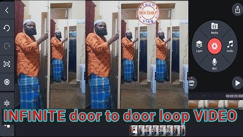 How To Create INFINITE Door To Door Loop Video Editing In Kinemaster Tutorial