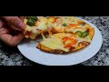 pizza sin harina!!// ni horno ¡la mas rica y fácil!