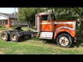 1974 Kenworth W900 startup w/ 350 Cummins! Possible 50th anniversary edition!