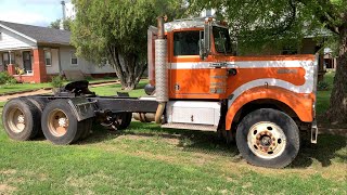 1974 Kenworth W900 startup w/ 350 Cummins! Possible 50th anniversary edition!