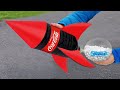 Experiment cocacola xxl rocket vs  mentos