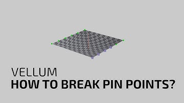 Houdini | Vellum | How to break pin points?