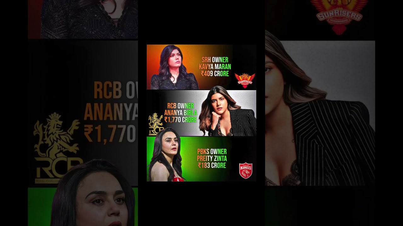 ⁣IPL Owners Net Worth Truth 👀💰 #ananyabirla