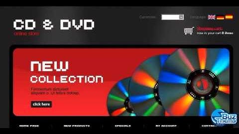 Download DVD Store OsCommerce Template by  Di TM osCommerce Templates