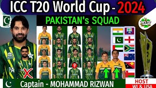 Pakistan Squad ICC T20 World Cup 2024 || Jurian Sports