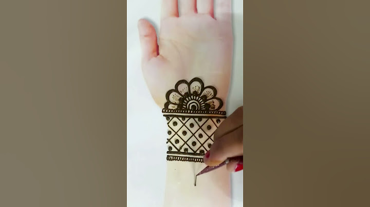 Easy and Beautiful Mehndi Design for Front Hand #mehndidesigns #bridalhenna #bridalmehndi #shorts