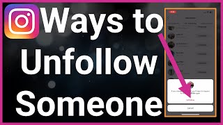 2 Ways To Unfollow Someone On Instagram screenshot 4