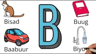 Learning Somali Letters Barashada Xarfaha Af Soomaaliga