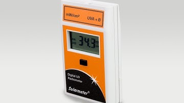 Solarmeter Model 5.0 Digital Handheld NIST-Traceable Total UV (A+B) Radiometer with Integral Sensor