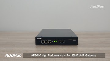 AP2610 High Performance 4 Port E&M VoIP Gateway(고성능 4포트 E&M VoIP 게이트웨이)