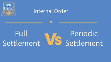 Internal Order Periodic vs Full Settlement: Explanation and demo on SAP S/4HANA 2023 FIORI #learnsap